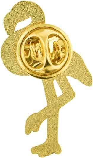 PinMart Wild Animal Enamel Lapel Pin - color: Flamingo Gold Plated, size: 1 Piece