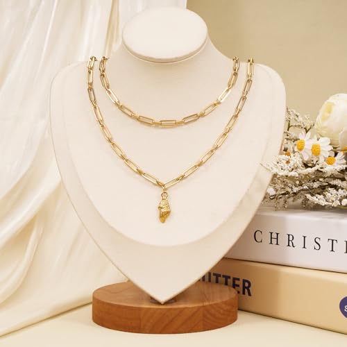 SMYHTGLIF 4 Meters Paperclip Chain Bulk for Jewelry Making Gold Chain Roll | Stainless Steel Chain Permanent Jewelry Necklace Bracelet Chain Handmade Jewelry Making Supplies - color: Paperclip Gold