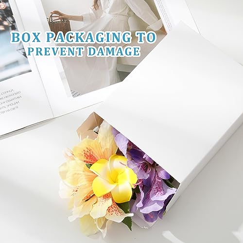 HAIMEIKANG Hair Clip, 3 Pieces Hawaiian Flower Hair Pins - Artificial Tropical Flower Hair Accessories for Women in White, Yellow, Purple (3 Count, 1 Package) | Tropical Flower Clips for Luau party, Beach Vacation & Daily Styling. Perfect Hawaiian Hair Ac