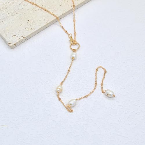 Body Chain Jewelry for Women Rhinestone Back Chain Necklace for Backless Dress Backdrop Chain Necklaces for Women - color: Back