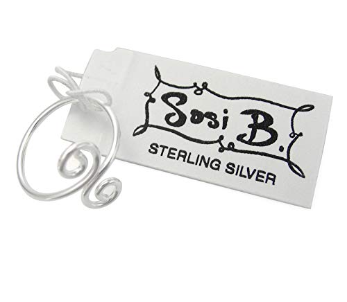 Sterling Silver S-Swirl Adjustable Toe Ring