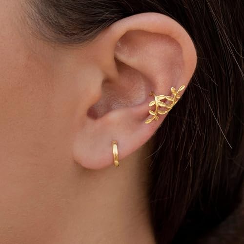 Ear Cuffs Non Piercing Ear Cuff Earrings for Women Gifts Trendy Stuff Clip on Cartilage Earrings Stacks Fake Earrings Jewelry Gifts - color: G:3pcs Cross gold cuff earrings