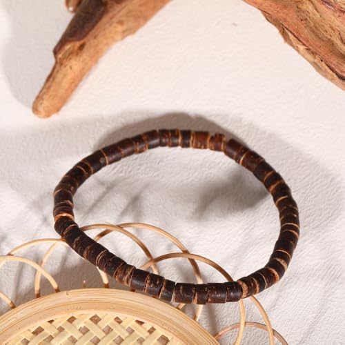 Vintage Stackable Bead Bracelet Set For Men Women Handmade Bohemian Style Multilayer Adjustable Elastic Bead Bracelet Fashion Punk Jewerly Gift - style: Style 7