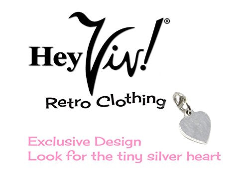 Hey Viv! Pearl Chain Sweater Guard, Cardigan, Collar Slim Clip - Organza Bag - 50s Style