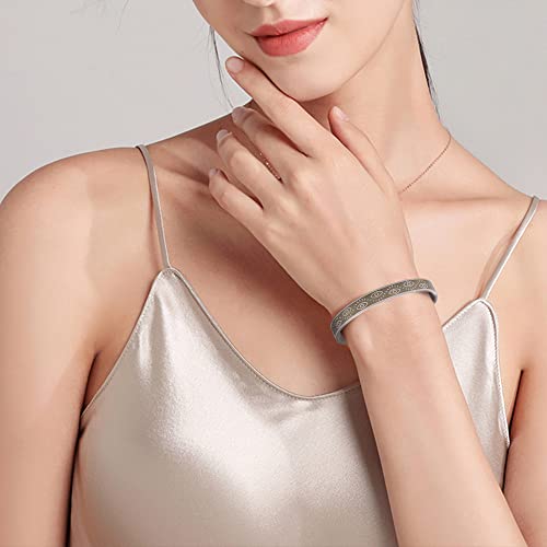 YWMAN Evil Eye Cuff Bracelet - Stainless Steel Devil’s Eye Protection Cuff Bangle - Turkey Talisman Amulet Jewelry for Women Men