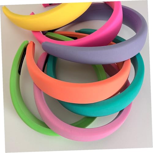 ARTIBETTER 2pcs Wide Padded Headbands for Women, Fabric Thick Hair Hoops, Non-slip Decorative Hairbands for Daily Wear and Sports