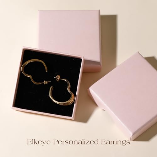 Golden Hoop Earrings For Women The Twisted Close-Fitting Hoop Shape Is Crafted With Gold-Plated Material And S925 Silver Pins Light Luxury Elegant Unique And Minimalist Style - color: GEE4009-Gold