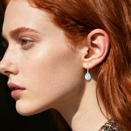 Fairy Gift Necklace/Earrings for Women 925 Sterling Silver Angel Elf Jewelry Gifts for Daughter - color: Earrings-B