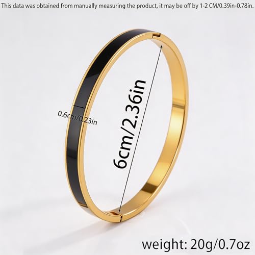 Black oil drop Non Fading Stainless Steel Bracelet With Buckle, Simple And Fashionable Handmade, Jewelry Fashion Gift