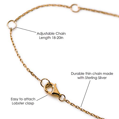 A+O Gift for Mom, Aunt, Grandma - Solitaire Halo Necklace in Gold, Rose Gold, Silver - style: AUNT, Gold