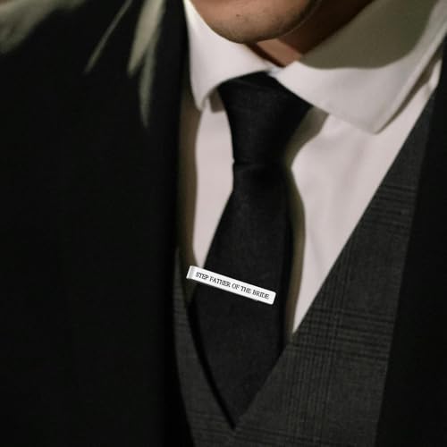 Wedding Gift for Men Wedding Tie Clip for Men - style: steo father