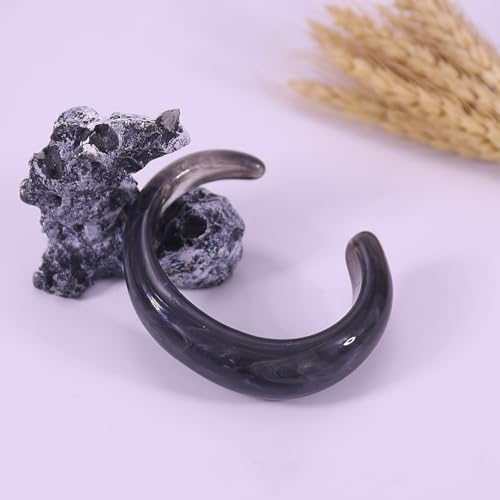 Chunky Resin Bangles Bracelet for Women Geometric Open Acrylic Cuff Bracelet Adjustable Acrylic Resin Wide Bracelets Irregular Wrist Bangle Bracelet for Women - style: Style8