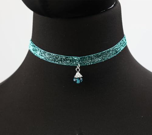 Pink Lace Choker Necklace Set, 10 Pieces - color: multicolour