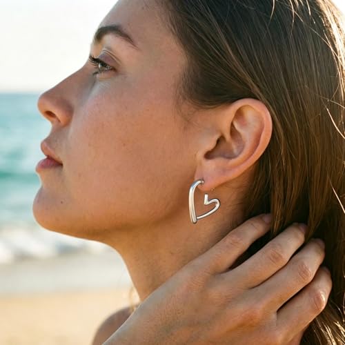 Gold Plated Dangle Earrings Dainty Silver Drop Earring Trendy Long Dangling Wedding Bridesmaid Hoop Diamond Crystal Cute Earring Prom Jewelry Graduation Gifts for Women - color: silver 1