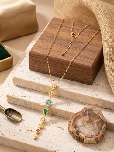 MODRSA Gold Stacked Layered Necklaces for Women Pearl Pendant Charm Cross Lariat Slip Shell Starfish Y Chain Necklace Adjustable Silver Boho Jewelry Gifts for Women Summer Vacation Beach Accessories - color: gold