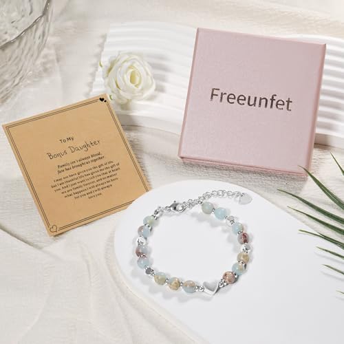 Beaded Bracelet for Women - Inspirational Sometimes You Forget You're Awesome Friendship Jewelry, Dainty Birthday Gift for Best Friends, Mom, Sister, Daughter - style: Bonus Daughter