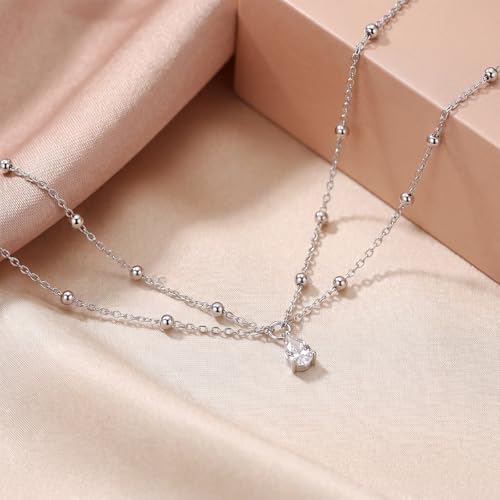 Layered Waist Chain for Women Waterproof, 14K Gold/Silver Plated Belly Chain Belt Waist Beads Chain Herringbone Snake Satellite Body Chain Beach Summer Fashion Jewelry Gift - style: Style 4-Silver