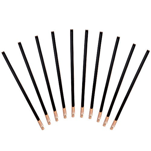 Yishenyishi Pack of 10 Curved Jumbo Bobby Pins,Hair Clips (Black-10pcs) - color: Black