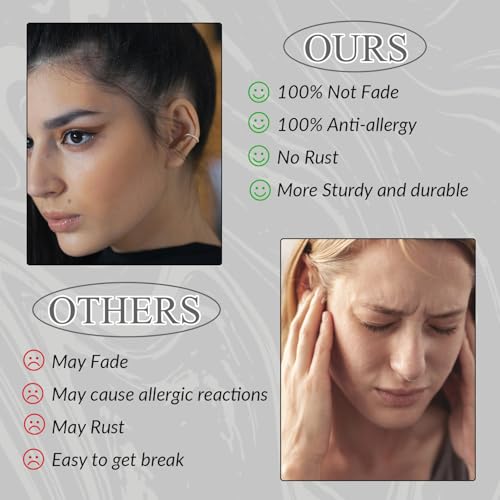 GAGABODY Surgical Steel 2pcs Double Hoop Hypoallergenic Nose Ring Unisex | Seamless Clasp,Used in Nostril,Septum,Lip and All Ear Piercings.22 Gauge to 14 Gauge,a Secure Fit Inner Diameter 6mm to 12mm - color: Silver-Single&Double Hoop, size: 14G-1/4"(6mm)
