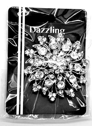 Belagio Enterprises 2 1/2-Inch Rhinestone Brooch | BW-171-182 - size: 2-1/2-Inch, style: BW-149