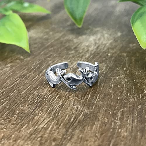 Gem Avenue 925 Sterling Silver Toe Rings Collections – Beach, Celtic, Heart, Dolphin, Flower & More Designs for Women – Elegant Adjustable Summer Jewelry - style: Style 1