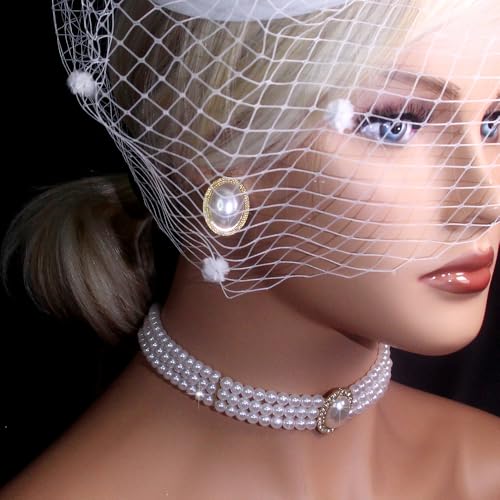 Simulated Pearl Bridal Jewelry Set White Pearl Leaf Pendant Necklace Earrings Set Zinc Alloy Rhinestone Wedding Party Jewelry for Bridesmaids Bride - color: DAN0005