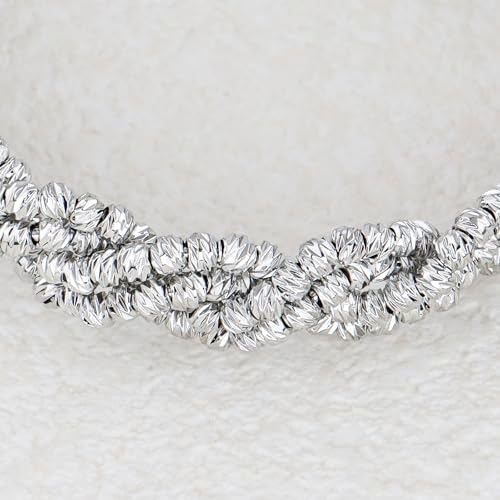 Bracelets for Women, Sliver Plated Trendy Bracelet and Ring Jewelry Set Adjustable Stainless Steel Bangle Bracelet Set for Love