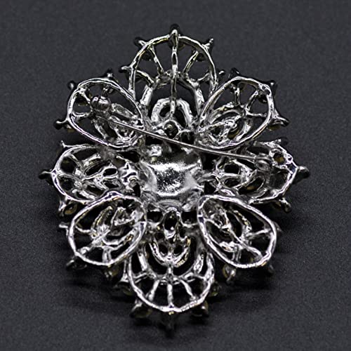 Belagio Enterprises 2 1/2-Inch Rhinestone Brooch | BW-171-182 - size: 2-1/2-Inch, style: BW-140