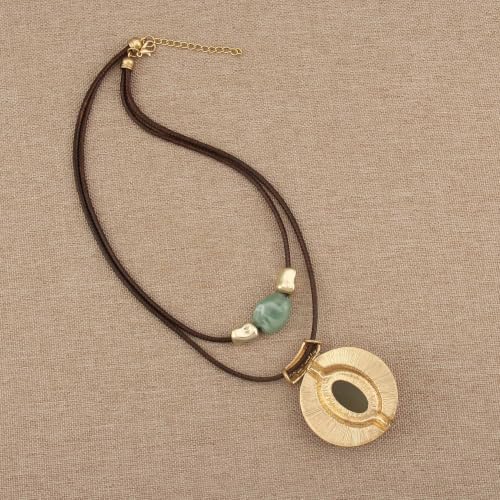 Chunky Pendant Necklace for Women Vintage Boho Necklaces Choker Layered Statement Necklaces Bohemian Jewlery Gifts - style: Bohemian Style Necklaces