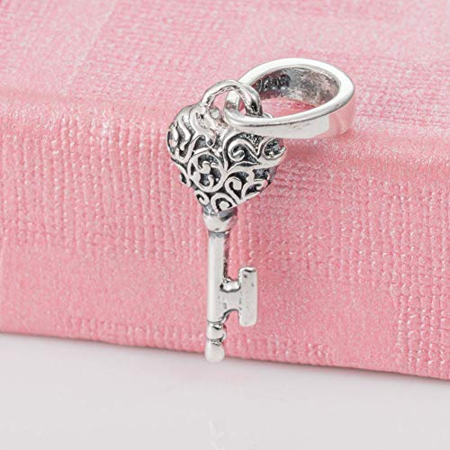 Charms for Bracelets and Necklaces Statue of Liberty CHARM and Family Clasp Safety Chain Charm Beads Charms Jewelry for Women - color: Regal Key
