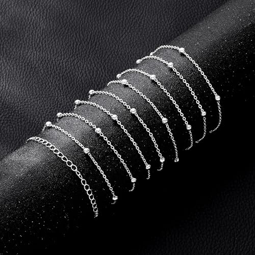 CHESKY Silver Plated Waist Chain Body Chain Jewelry, Belly Chain for Women - style: 1