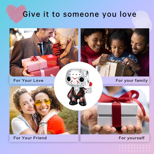 Family Love Mother Daughter Grandma Charm 925 Sterling Silver fits Bracelets Necklace Pendant Bead Charms Jewelry Gift for Women Family Friends - color: Cabin Mask Charm