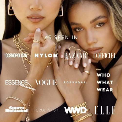 Ettika Ear Cuff. Earrings For Women. Ear Cuffs For Women Non Piercing, 18k Gold or Rhodium Plated Ear Cuff. Cuff Earrings - color: Gold 006