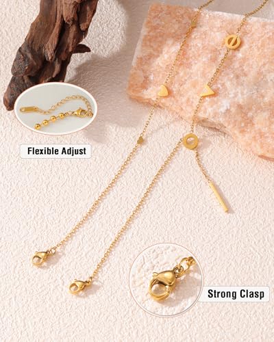 2/3 PCS Gold Anklets for Women Waterproof Boho Starfish, Seashell, Heart & Butterfly Charms Ankle Bracelets Non Tarnish Adjustable Layered Cuban Beaded Foot Chain Beach Jewelry for Summer Vacations - color: Gold Set 5