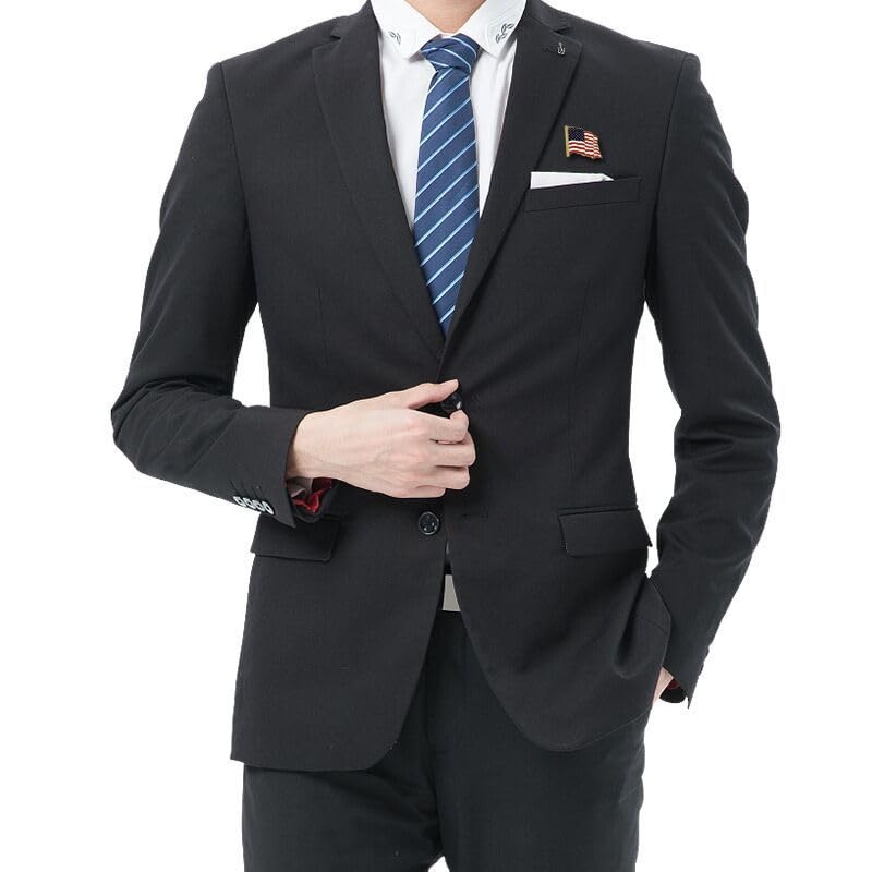 Boutonniere Suit Lapel Stick Brooch Pin - color: Brooch-gold A flag