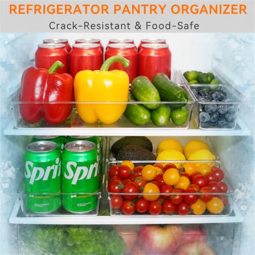 12 Pack Large Clear Plastic Drawer Organizer Trays | MULTI-USE Acrylic Drawer Storage for Kitchen, Bathroom, Makeup, Office, School, Undies | College Dorm Room, Home Apartment Essentials - size: 12 Pack