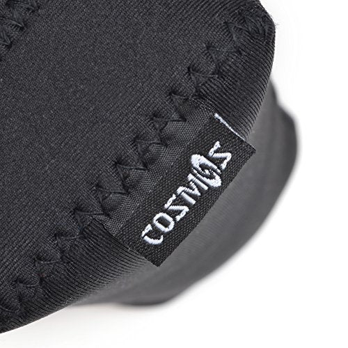 Cosmos Black Color Neoprene Watch and Bracelet Travel Storage Roll Bag with Black Removable Tube Velvet holder - color: Roll Bag-Neoprene