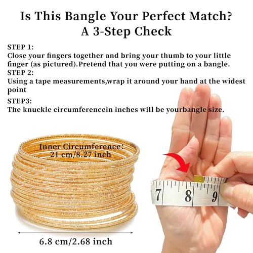 Gold Bangles for Women, 12 Pcs Boho Stackable Bracelets Multi Layer Textured Chunky Bracelets Jewelry Set for Women - color: Style C- 20 pcs gold