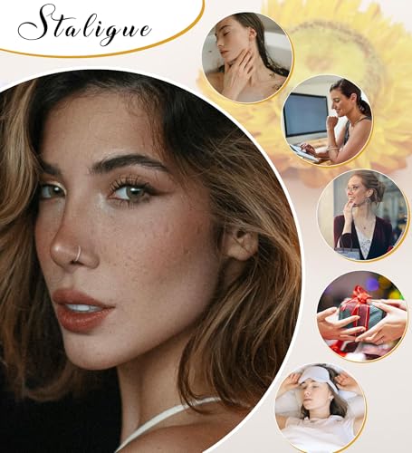 3pcs Nose Rings Hoops - 316L Surgical Steel Hinged Nose Hoops 16G/18G/20G CZ Clicker Septum Nose Ring Lip Helix Cartilage Hoop Earring Daith Rook Conch Body Piercing Jewelry for Women Men 8mm 10mm - color: Silver, size: 16 gauge(1.2mm)-7mm