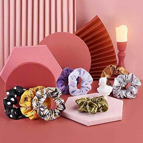 65 Pcs Velvet Hair Scrunchies Hair Bands for Women or Girls,Elastic Soft Ponytail Holder Hair Ties for Birthday, Party, Thanksgiving, Christmas | Elastic Soft Ponytail Holder Hair Ties for Birthday, Party, Thanksgiving, Christmas - size: 1 Count (Pack of
