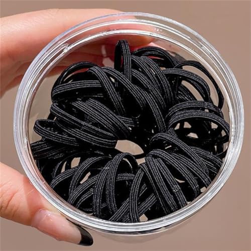 Colorful Hair Rings For Women High Flexibility Braided Ponytail Rings Sport Ready Mixed Hues Mixed Hair Elastics Set - color: strawberry
