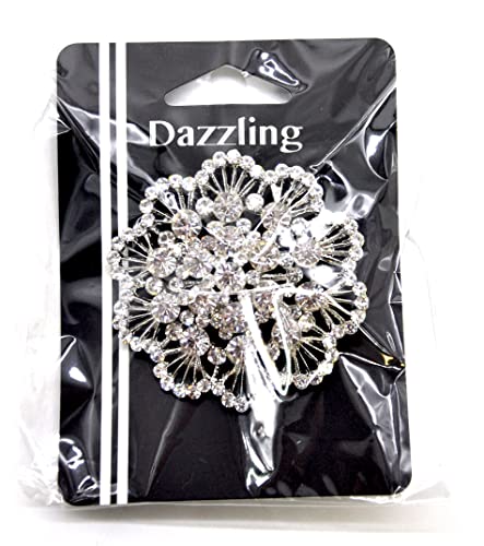 Belagio Enterprises 2 1/2-Inch Rhinestone Brooch | BW-171-182 - size: 2-1/2-Inch, style: BW-135