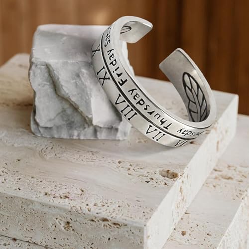 925 Sterling Silver Bangles For Women Handmade Silver Bangles Open Adjustable Bangle Bracelets For Women Silver Open Cuff Bracelets Stackable Wrap Bangles Festival Jewelry Gifts - color: Style 01