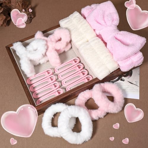 set of package Hair Accessories,Hair Ties,Hair Clips and barrette,Headbands for Birthday,Thanksgiving, Christmas Gift for women, Girl, friends,Lovers - color: ZH3455