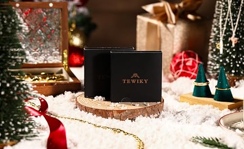 Tewiky Cross Necklace for Women 14k Gold Plated Cross Pendant Necklaces | Cute Necklaces for Women,Jewelry ,Graduation Gift for Her - color: Berry Red