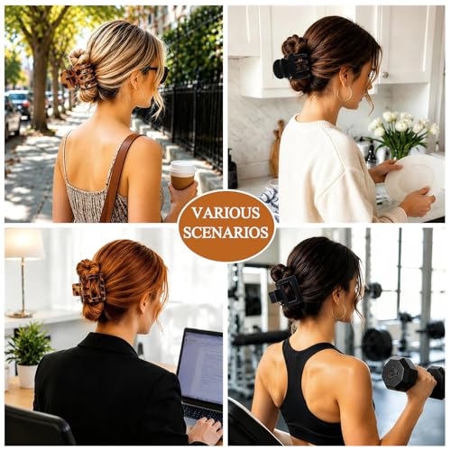 8 PCS Small Hair Clips for Women 2 Inch Claw Clips for Thin Hair