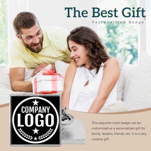 Custom Lapel Pins With Logo - Custom Pins Customized Buttons for men Customized Pin Bulk - color: Square-Silver
