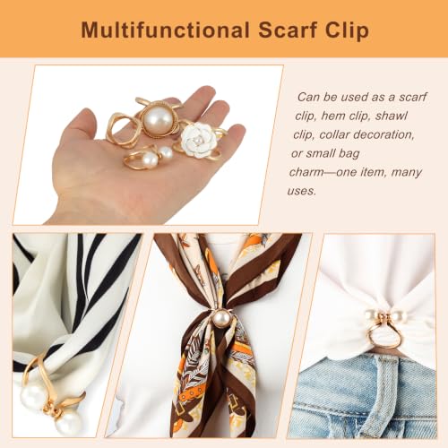 Scarf Rings Buckle And Slides For Women Scarves Pin Tshirt Ties Clip For The Side