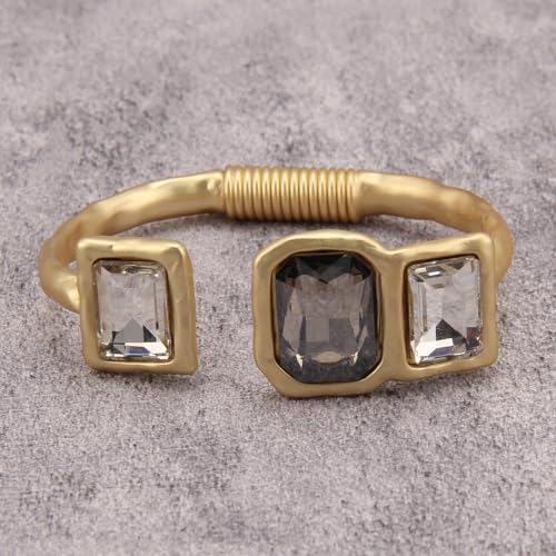 Chunky Bangle Bracelets for Women Cuff Bracelet Thick Gold Bangles Open Wide Arm Cuffs Bracelets Boho Jewelry - style: Arm Bracelets