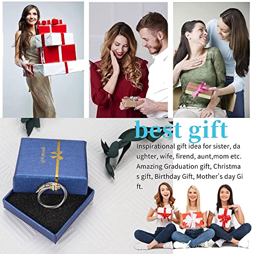 Dorriss Ring for Women Adjustable Cable Nail Rings Open Stackable Jewelry - color: B-Gold & Silver